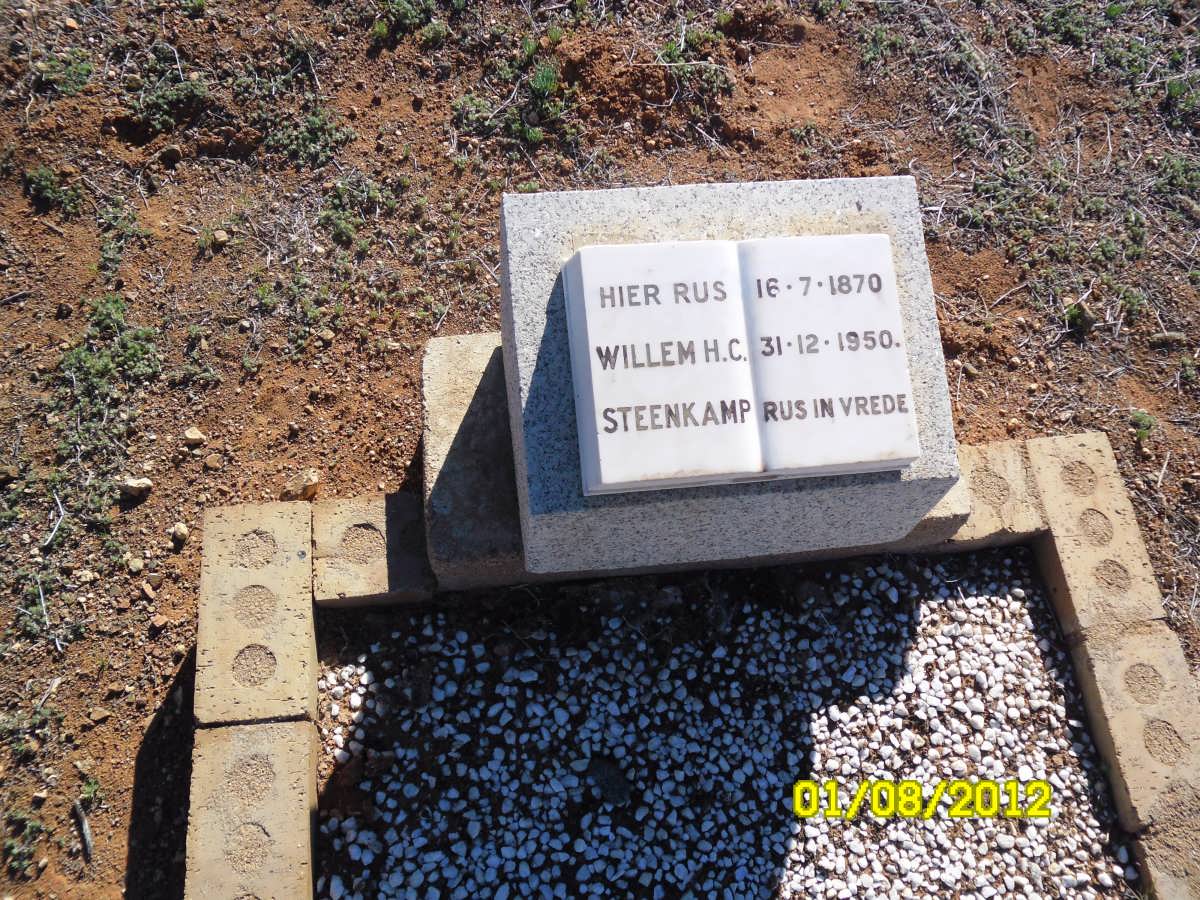 STEENKAMP Willem H.C. 1870-1950