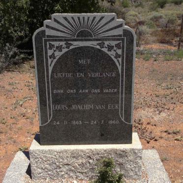 ECK Louis Joachim, van 1863-1960