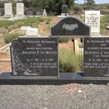 ROOYEN Johannes P., van 1905-1999 &amp; Gloudina J. MAASS 1908-1973