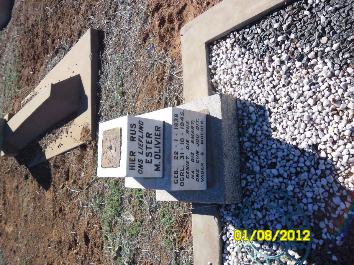 OLIVIER Ester M. 1938-1945