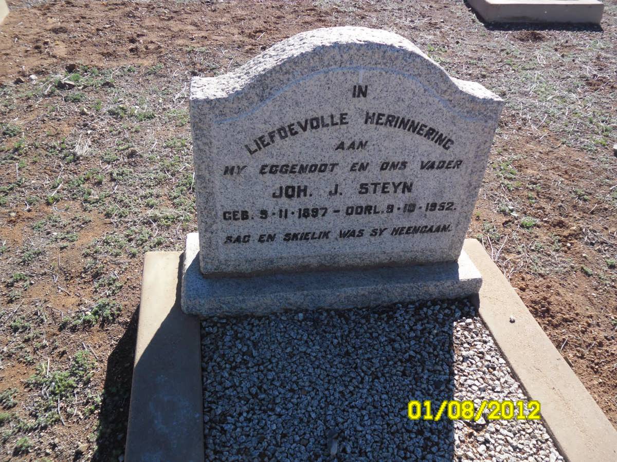 STEYN Joh. J. 1897-1952