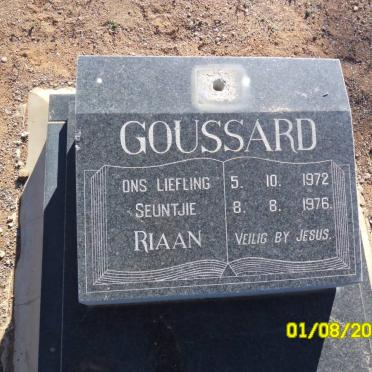 GOUSSARD Riaan 1972-1976