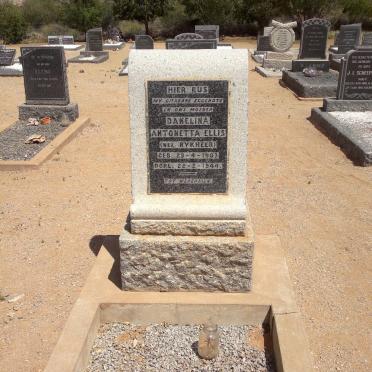 ELLIS Danelina Antonetta nee RYKHEER 1903-1944