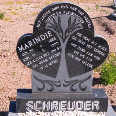 SCHREUDER Marindie 1968-1988