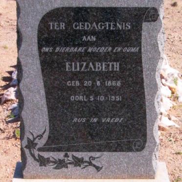 COETZEE Elizabeth 1868-1951