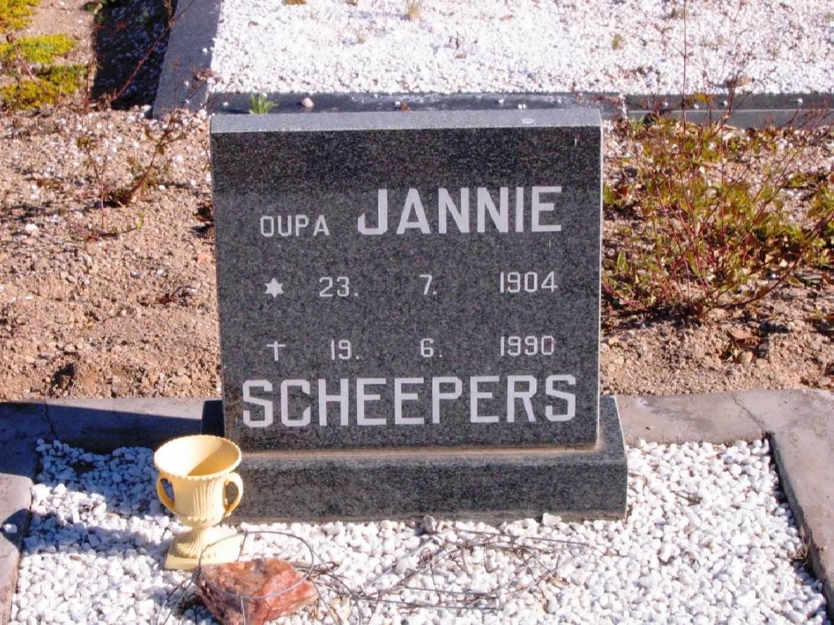 SCHEEPERS Jannie 1904-1990