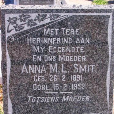 SMIT Anna M.L. 1891-1952