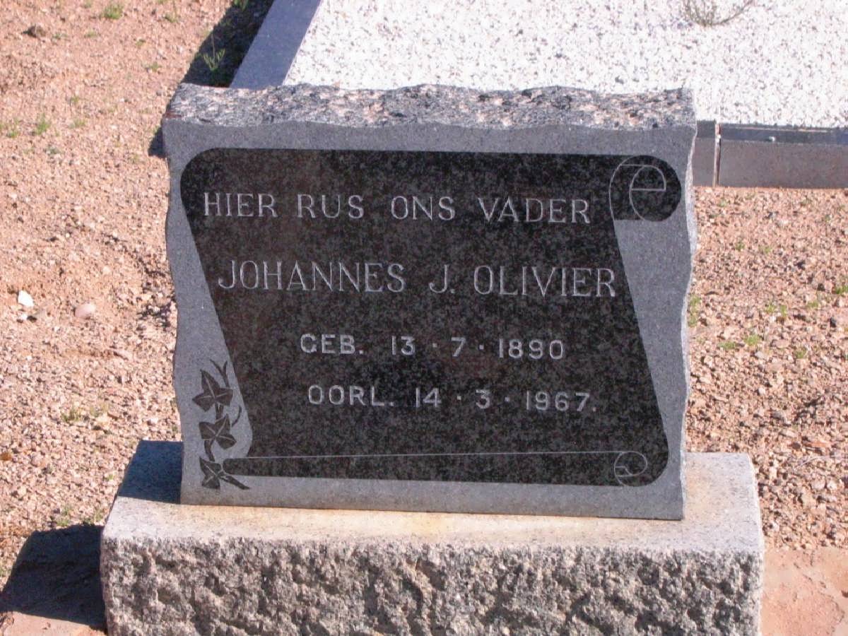 OLIVIER Johannes J. 1890-1967