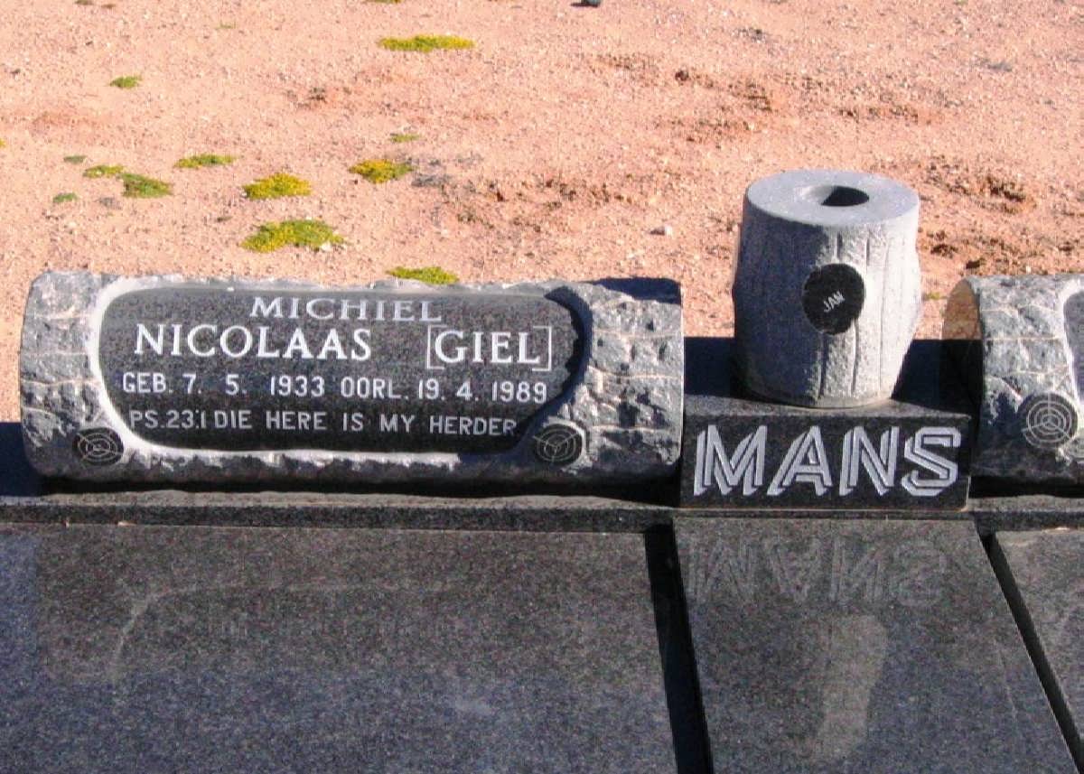 MANS Michiel Nicolaas 1933-1989