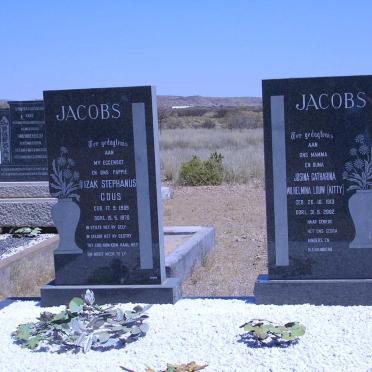 JACOBS Izak Stephanus Gous 1909-1970 &amp; Josina Catharina Wilhelmina LOUW 1913-2002