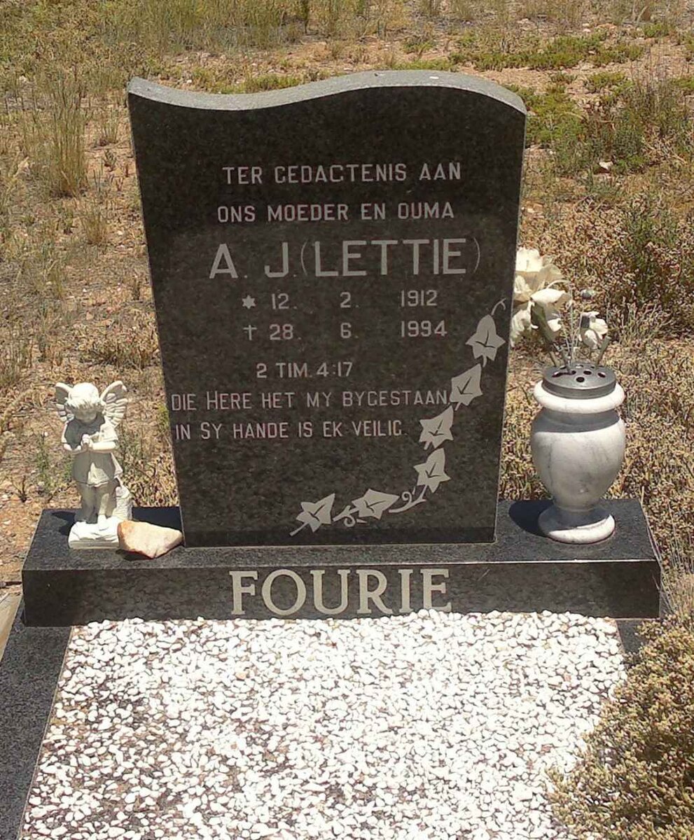 FOURIE A.J. 1912-1994