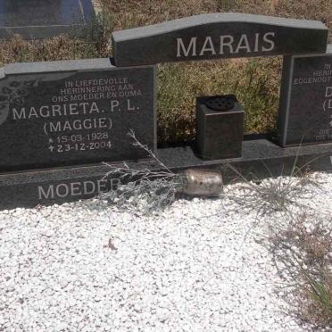 MARAIS Daniël F. 1921-2003 &amp; Magrieta P.L. 1928-2004