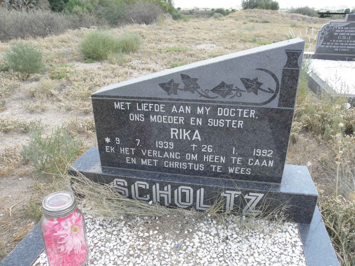 SCHOLTZ Rika 1939-1992