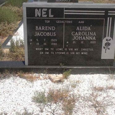 NEL Barend Jacobus 1929-1990 &amp; Alida Carolina Johanna 1935-