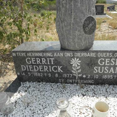 KRIEL Gerrit Diederick 1882-1977 &amp; Gesina Susanna 1895-1988
