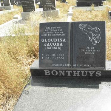 BONTHUYS Gloudina Jacoba 1922-2006