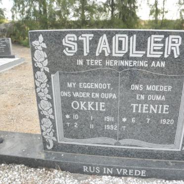 STADLER Okkie 1911-1992 &amp; Tienie 1920-