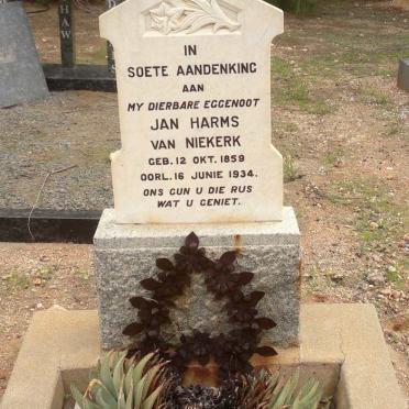 NIEKERK Jan Harms, van 1859-1934