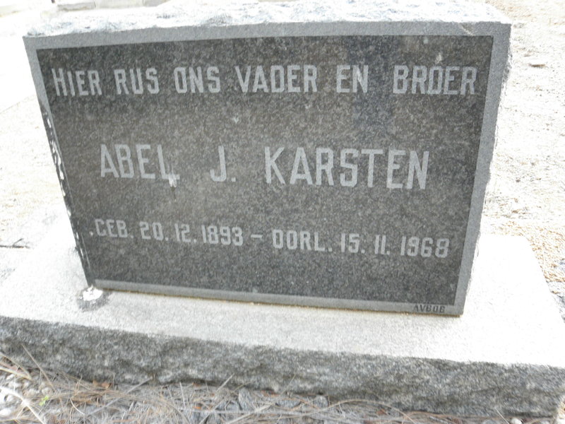 KARSTEN Abel J. 1893-1968