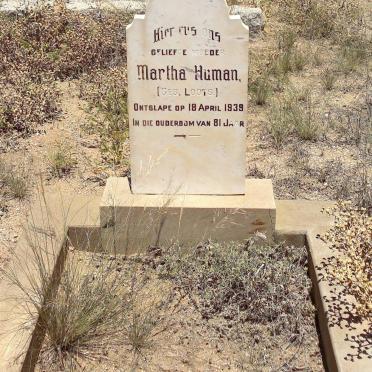 HUMAN Martha nee LOOTS -1939