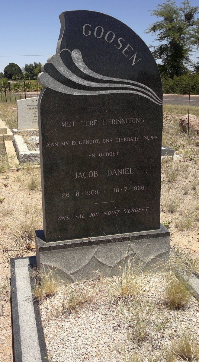 GOOSEN Jacob Daniel 1909-1966