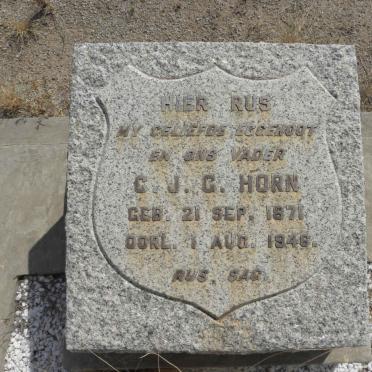 HORN C.J.G. 1871-1946