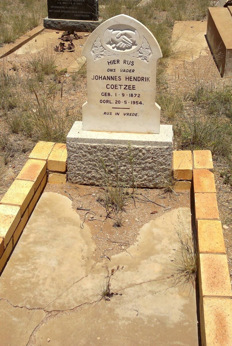 COETZEE Johannes Hendrik 1872-1954