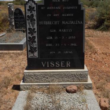 VISSER Huibrecht Magdalena nee MARITZ 1930-1961