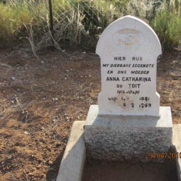 TOIT Anna Catharina, du nee VILJOEN 1881-1949