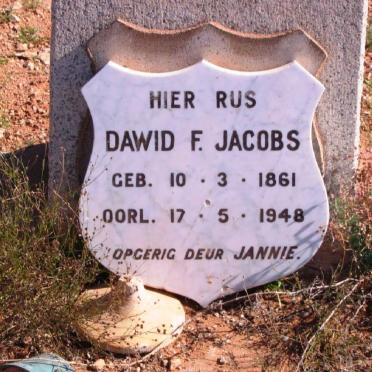 JACOBS Dawid F. 1861-1948