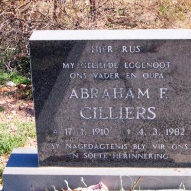 CILLIERS Abraham F. 1910-1982