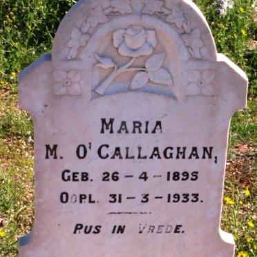 O'CALLAGHAN Maria M. 1895-1933
