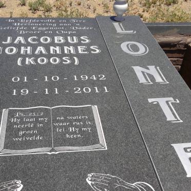 LONTE Jacobus Johannes 1942-2011 