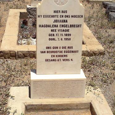 ENGELBRECHT Johanna Magdalena nee VISAGIE 1899-1950