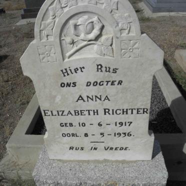RICHTER Anna Elizabeth 1917-1936