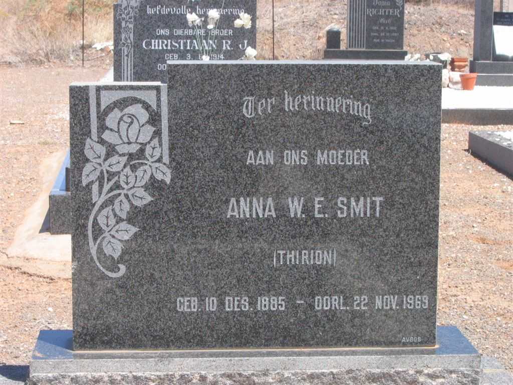 SMIT Anna W.E. née THIRION 1885-1969