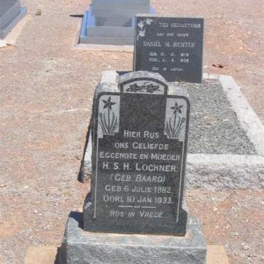 LOCHNER H.S.H. née BAARD 1822-1933