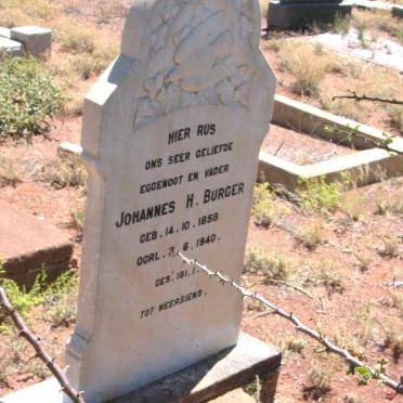 BURGER Johannes H. 1858-1940