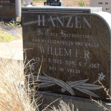 HANZEN Willem F.R. 1903-1967