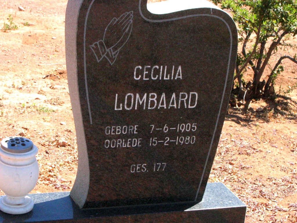 LOMBAARD Cecilia 1905-1980