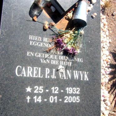 WYK Carel P.J., van 1932-2005