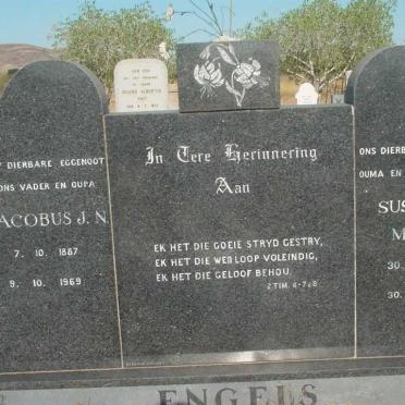 ENGELS Jacobus J. N. 1887-1969 &amp; Susanna Maria 1892-1972