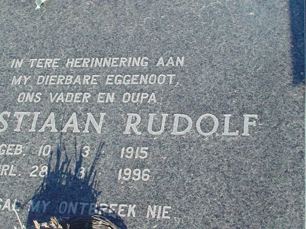 BYLEVELD Christiaan Rudolf 1915-1996