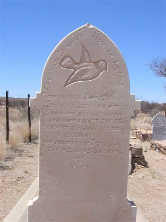 LUBBE Charel Jacobus Burger 1855-1905