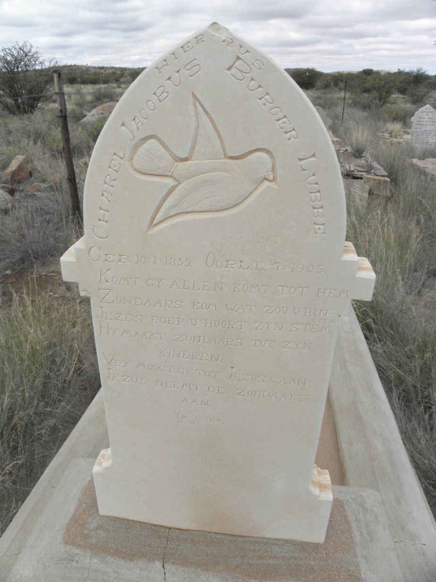 LUBBE Charel Jacobus Burger 1855-1908