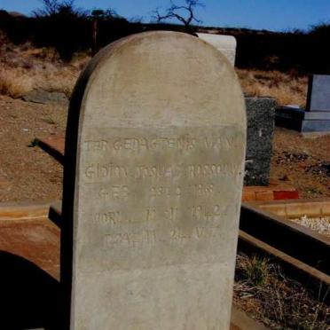 ROSSOUW Gidion Josua 1868-1942