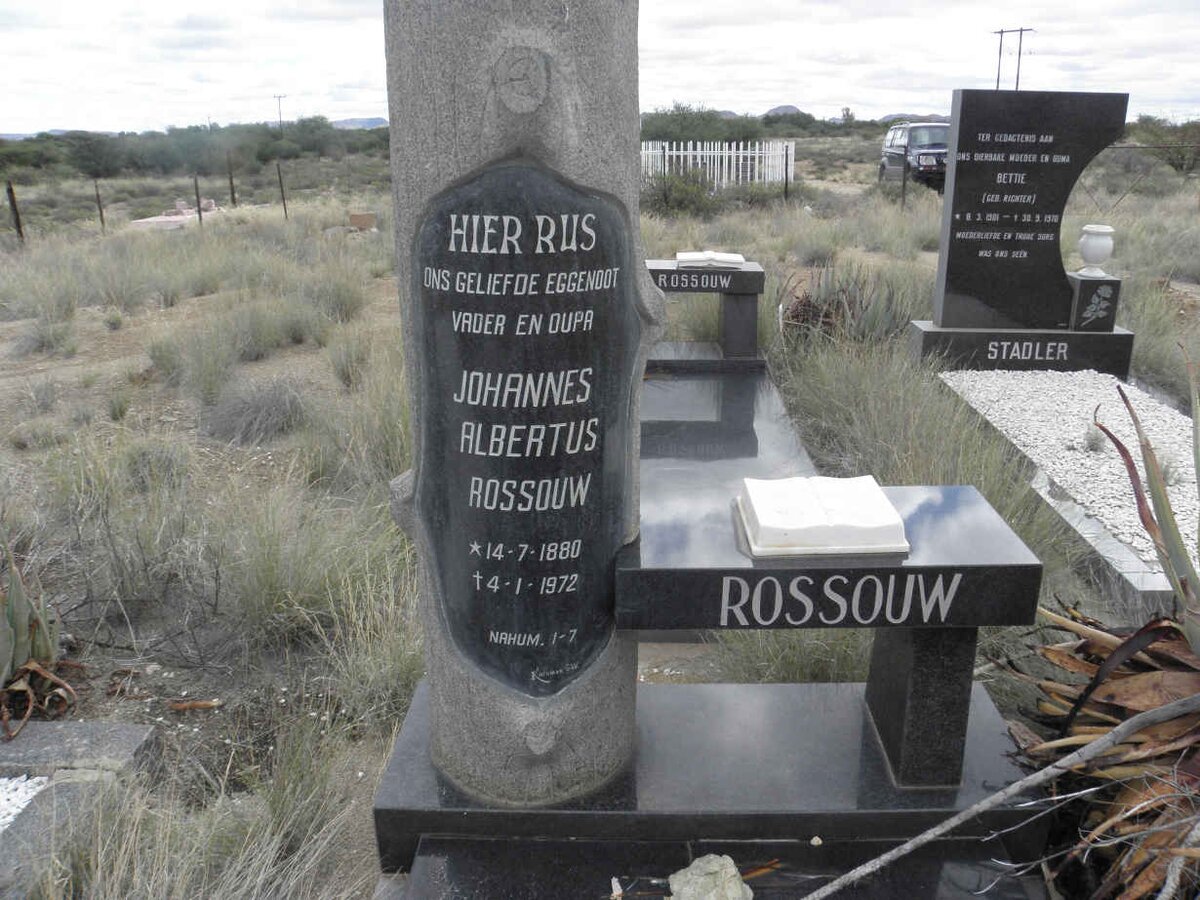 ROSSOUW Johannes Albertus 1880-1972