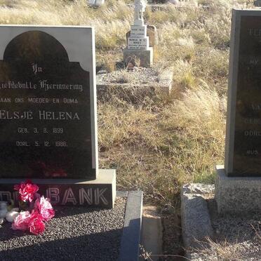 BANK Gert J.J., van der 1894-1965 &amp; Elsjé Helena 1899-1986