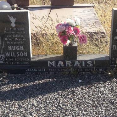 MARAIS Hugh Wilson 1925-2005 &amp; Elizabeth J. 1917-2007