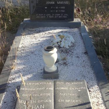 MARAIS Johan 1952-1982